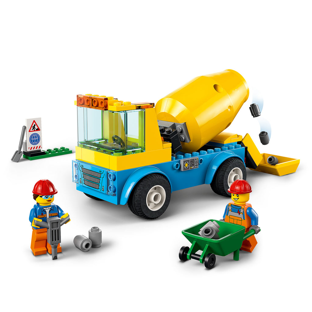 LEGO® City Cement Mixer Truck - Xe Trộn Bê Tông Chính Hãng - LEGO 60325 LEGO - ảnh 1 - LEGO City Construction