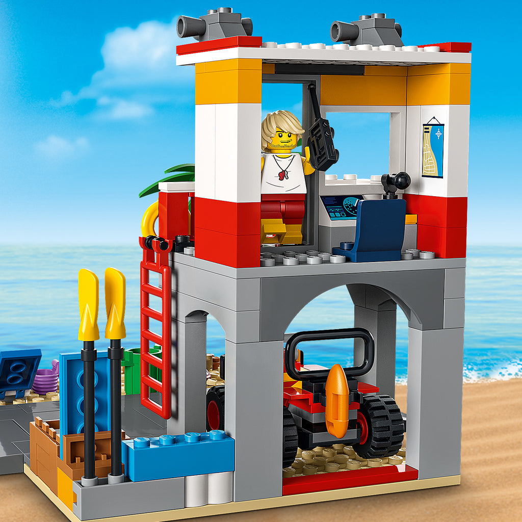 LEGO® City Beach Lifeguard Station 60328 - Đồ Chơi Lắp Ráp Trạm Cứu Hộ Bờ Biển - Hình ảnh bổ sung 7