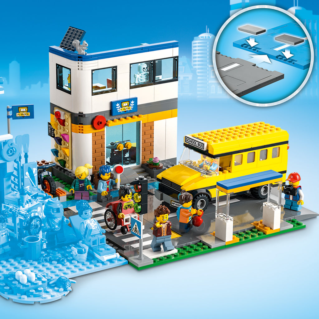 LEGO® City School Day - Bộ Đồ Chơi Lắp Ráp Trường Học 60329 - LEGO City LEGO - ảnh 2 - LEGO City