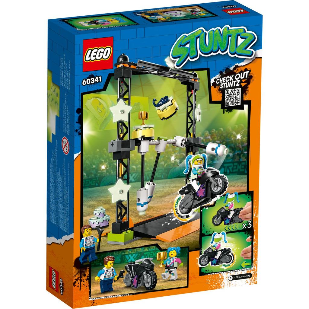 LEGO® City The Knockdown Stunt Challenge Bộ Đồ Chơi Mô Tô Nhào Lộn 60341 - Góc nhìn khác 3