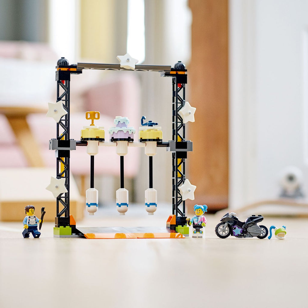 LEGO® City The Knockdown Stunt Challenge Bộ Đồ Chơi Mô Tô Nhào Lộn 60341 - Hình ảnh bổ sung 6