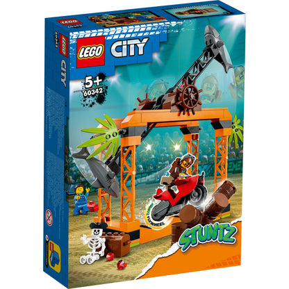 LEGO® City The Shark Attack Stunt Challenge - Đồ Chơi Lắp Ráp Mô Tô Nhào Lộn 60342 - Hình ảnh sản phẩm