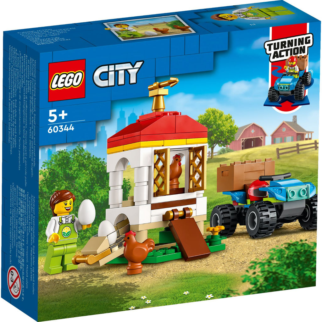 LEGO® City Chicken Henhouse - Đồ Chơi Lắp Ráp Nông Trại Chuồng Gà - LEGO 60344 - Hình ảnh sản phẩm