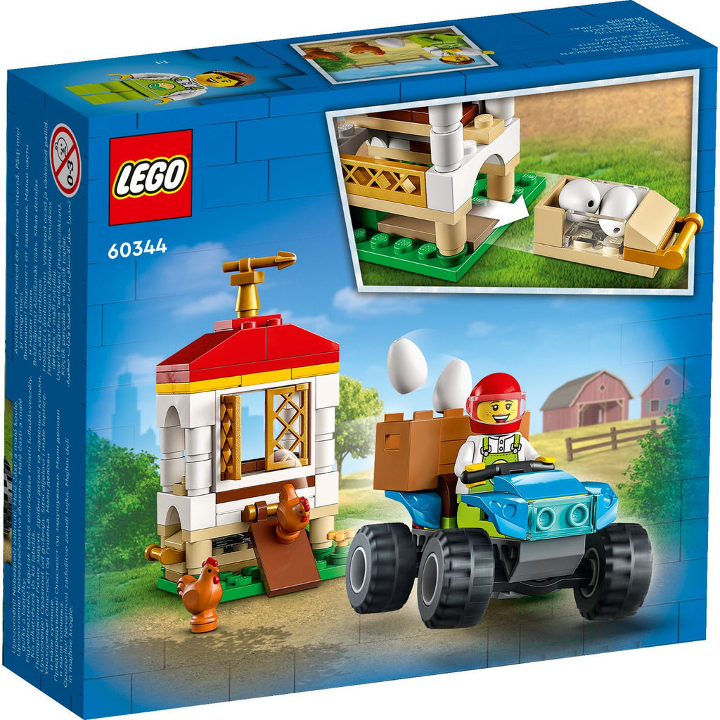 LEGO® City Chicken Henhouse - Đồ Chơi Lắp Ráp Nông Trại Chuồng Gà - LEGO 60344 - Hình ảnh bổ sung 6