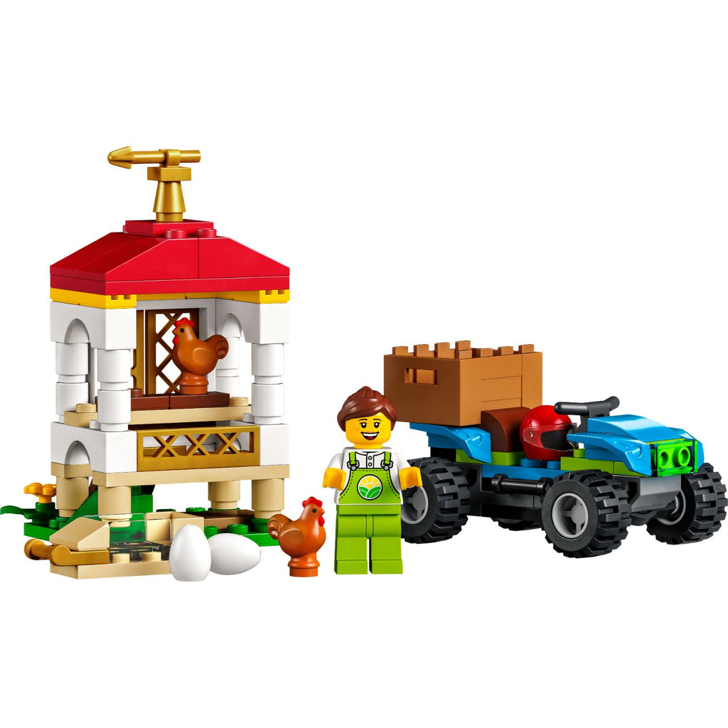 LEGO® City Chicken Henhouse - Đồ Chơi Lắp Ráp Nông Trại Chuồng Gà - LEGO 60344 - Hình ảnh chi tiết 2