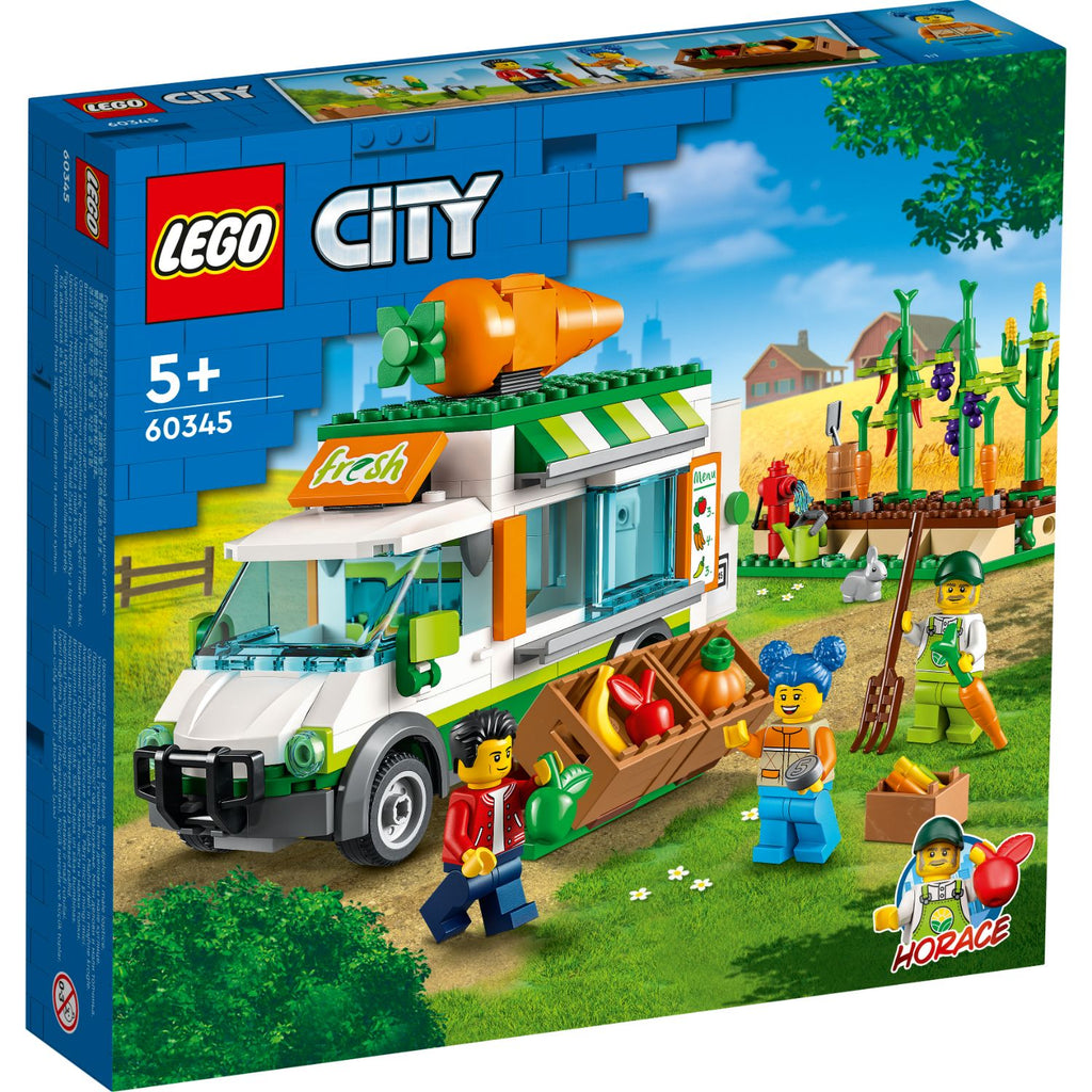 LEGO® City Farmers Market Van - Đồ chơi lắp ráp Xe tải nông sản - LEGO 60345 - Hình ảnh sản phẩm