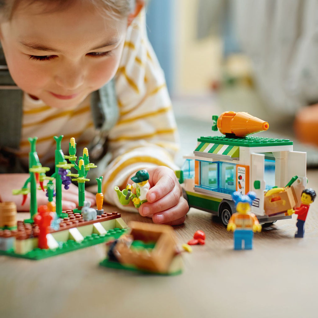 LEGO® City Farmers Market Van - Đồ chơi lắp ráp Xe tải nông sản - LEGO 60345 - Hình ảnh bổ sung 4