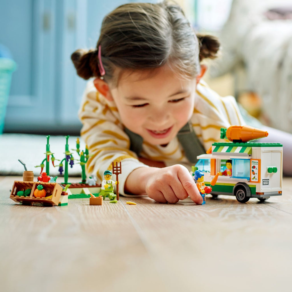 LEGO® City Farmers Market Van - Đồ chơi lắp ráp Xe tải nông sản - LEGO 60345 - Hình ảnh bổ sung 6