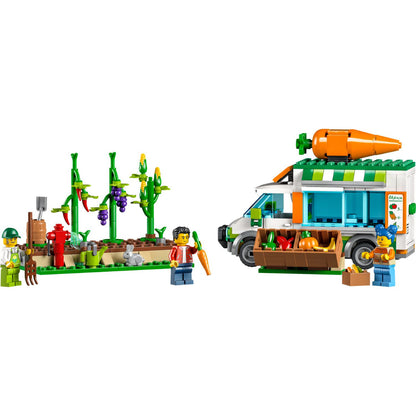 LEGO® City Farmers Market Van - Đồ chơi lắp ráp Xe tải nông sản - LEGO 60345 - Hình ảnh chi tiết 2