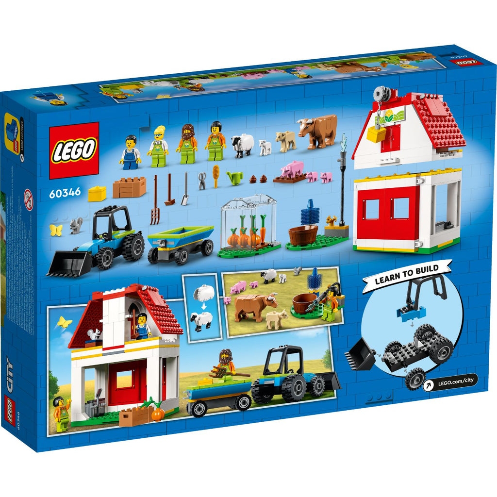 LEGO® City Barn & Farm Animals - Đồ Chơi Lắp Ráp Chuồng Trại & Động Vật Nông Trại - LEGO 60346 - Hình ảnh bổ sung 6