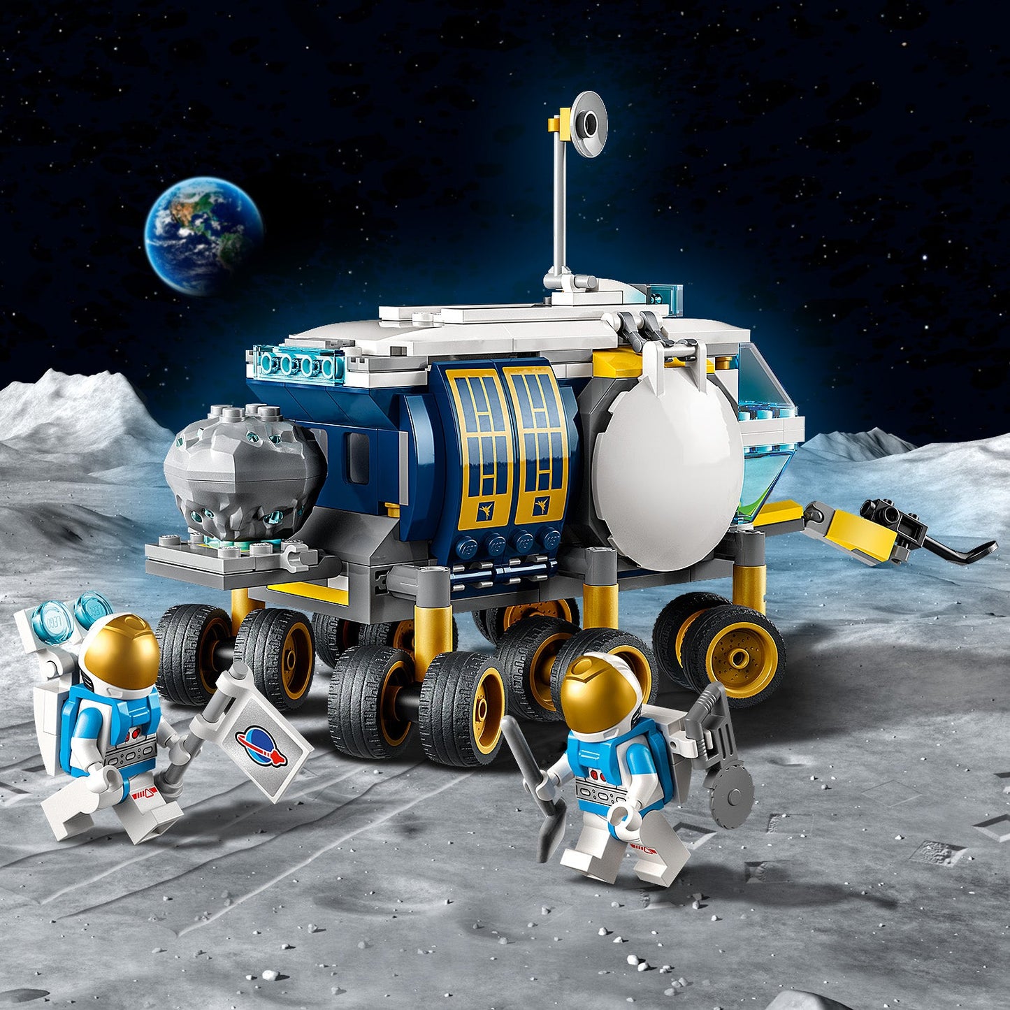 LEGO® City Lunar Roving Vehicle - Xe Tự Hành Mặt Trăng NASA - LEGO 60348 - Hình ảnh bổ sung 7