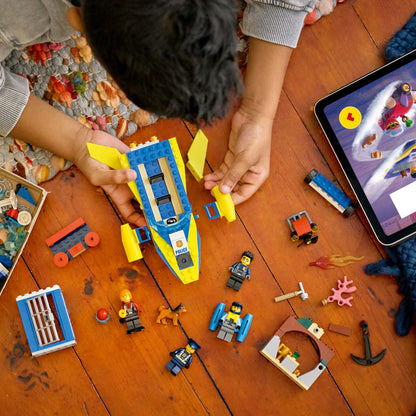 LEGO® City Water Police Detective Missions - Bộ Đồ Chơi Lắp Ráp Nhiệm Vụ Thám Tử Cảnh Sát Đường Thủy - LEGO 60355 - Hình ảnh bổ sung 5