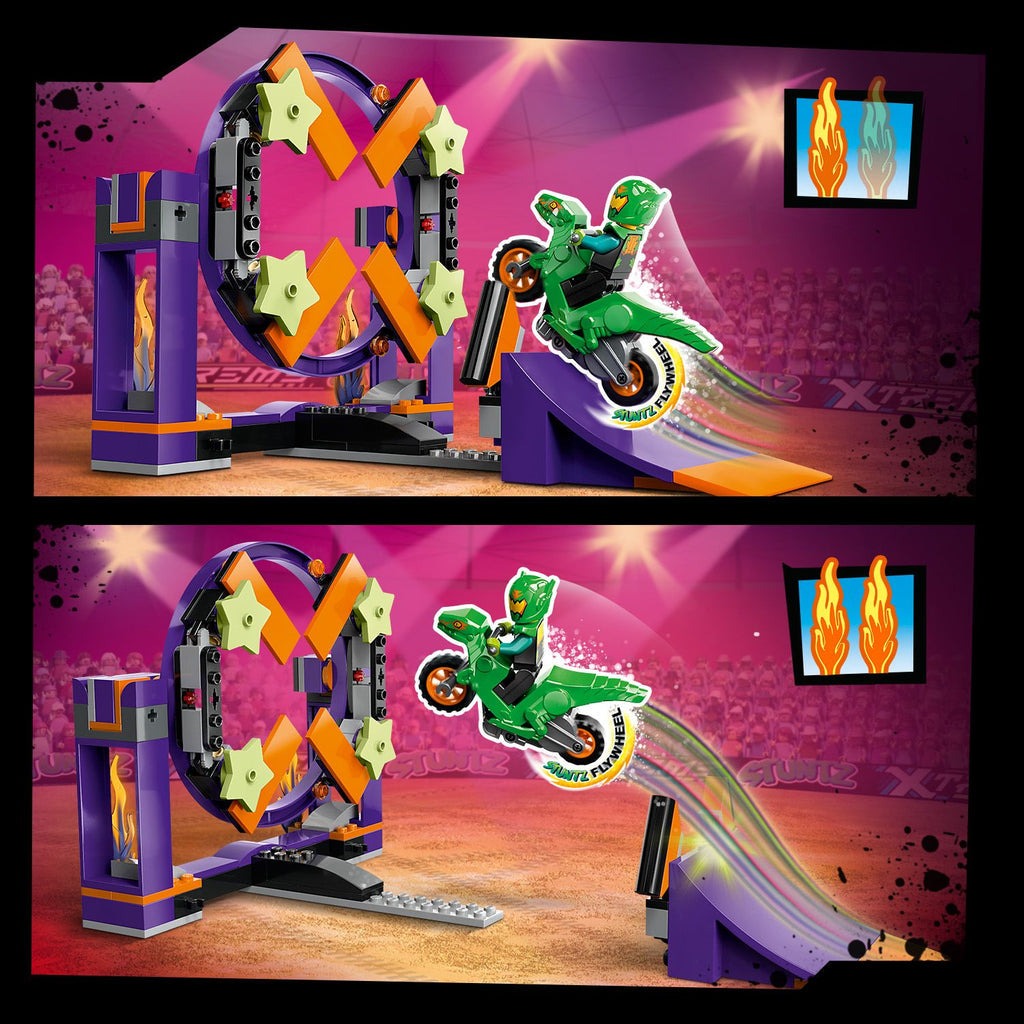 LEGO® City Dunk Stunt Ramp Challenge - Bộ Đồ Chơi Xe Mô Tô Nhảy Cầu Mạo Hiểm LEGO 60359 LEGO - ảnh 4 - Building Sets