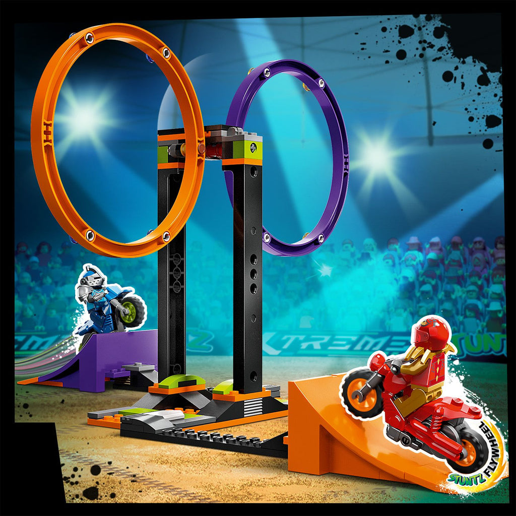 LEGO® City Spinning Stunt Challenge - Bộ Đồ Chơi Thử Thách Nhào Lộn - LEGO 60360 LEGO - ảnh 2 - LEGO City Stuntz