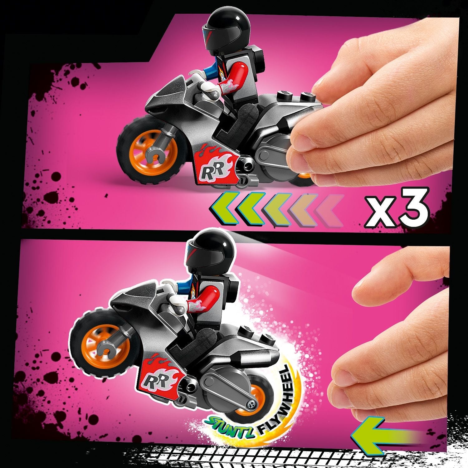 LEGO® City Ultimate Stunt Riders Challenge Đồ Chơi Lắp Ráp Thử Thách Nhào Lộn LEGO 60361 LEGO - ảnh 1 - Lego