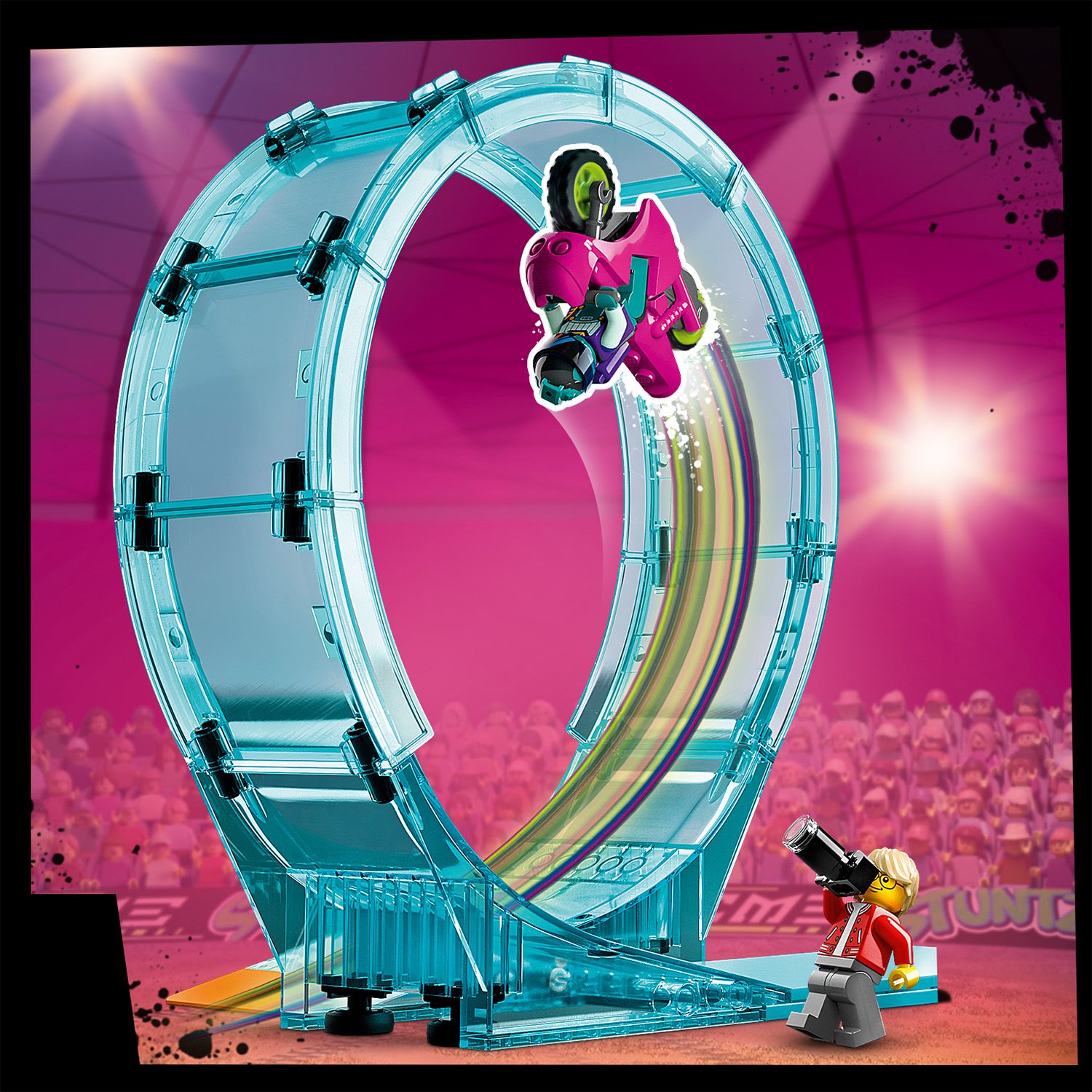 LEGO® City Ultimate Stunt Riders Challenge Đồ Chơi Lắp Ráp Thử Thách Nhào Lộn LEGO 60361 LEGO - ảnh 2 - Lego
