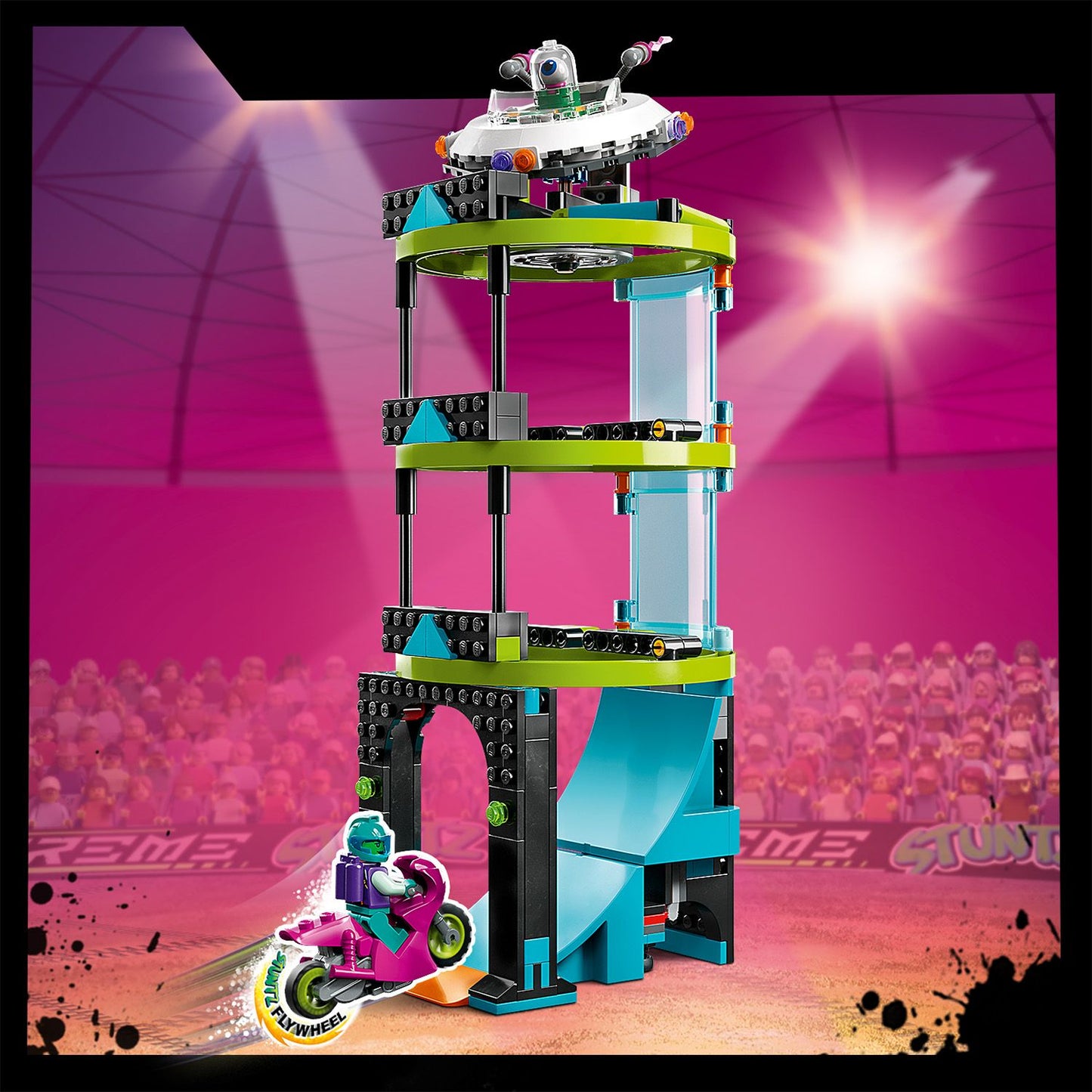 LEGO® City Ultimate Stunt Riders Challenge Đồ Chơi Lắp Ráp Thử Thách Nhào Lộn LEGO 60361 LEGO - ảnh 4 - Lego