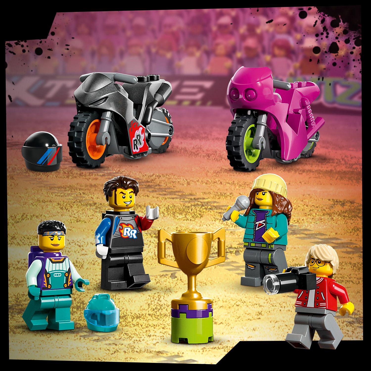 LEGO® City Ultimate Stunt Riders Challenge Đồ Chơi Lắp Ráp Thử Thách Nhào Lộn LEGO 60361 LEGO - ảnh 6 - Lego