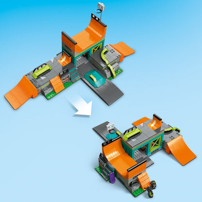 LEGO® City Street Skate Park - Đồ chơi lắp ráp Công viên trượt ván - LEGO 60364 LEGO - ảnh 1 - Building Toy Sets