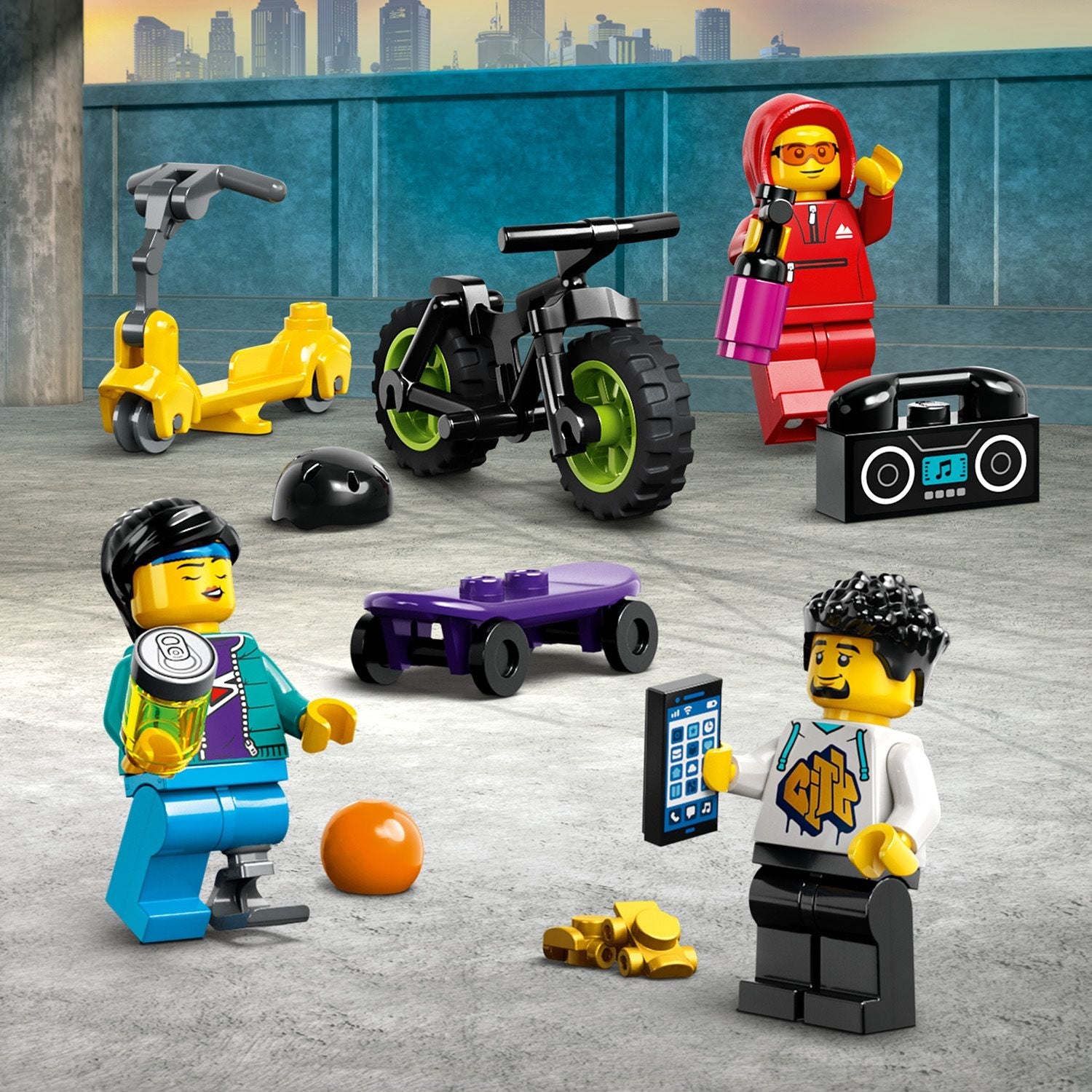 LEGO® City Street Skate Park - Đồ chơi lắp ráp Công viên trượt ván - LEGO 60364 LEGO - ảnh 2 - Building Toy Sets