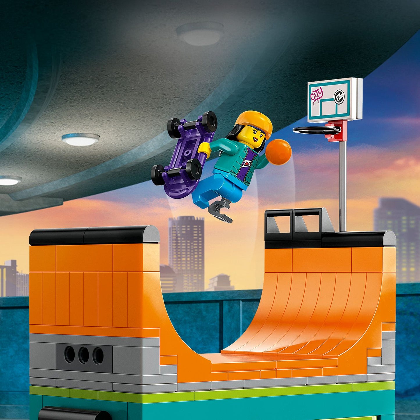 LEGO® City Street Skate Park - Đồ chơi lắp ráp Công viên trượt ván - LEGO 60364 LEGO - ảnh 3 - Building Toy Sets