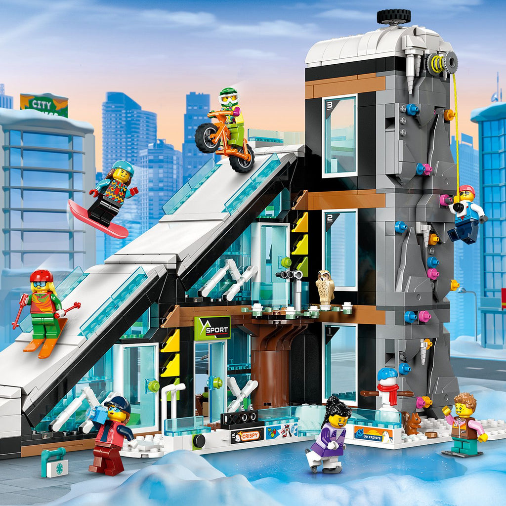 LEGO® City Ski and Climbing Center - Trung Tâm Trượt Tuyết và Leo Núi LEGO 60366 LEGO - ảnh 2 - Lego