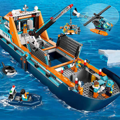 LEGO® City Arctic Explorer Ship - Bộ Đồ Chơi Tàu Thám Hiểm Bắc Cực - LEGO 60368 - Hình ảnh bổ sung 6