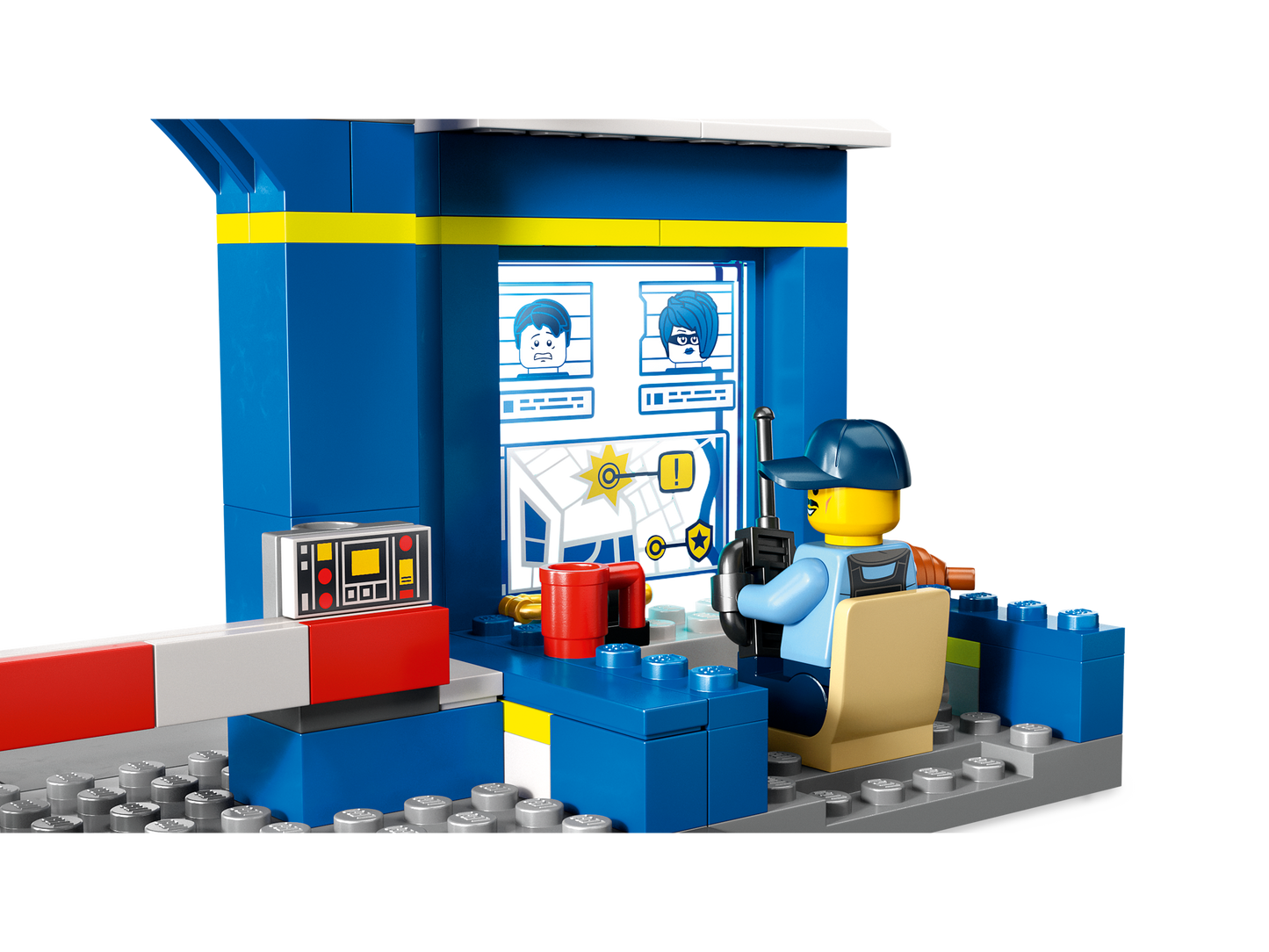 LEGO® City Police Station Chase - Đồ Chơi Lắp Ráp Đồn Cảnh Sát Thành Phố - LEGO 60370 - Hình ảnh chi tiết 2