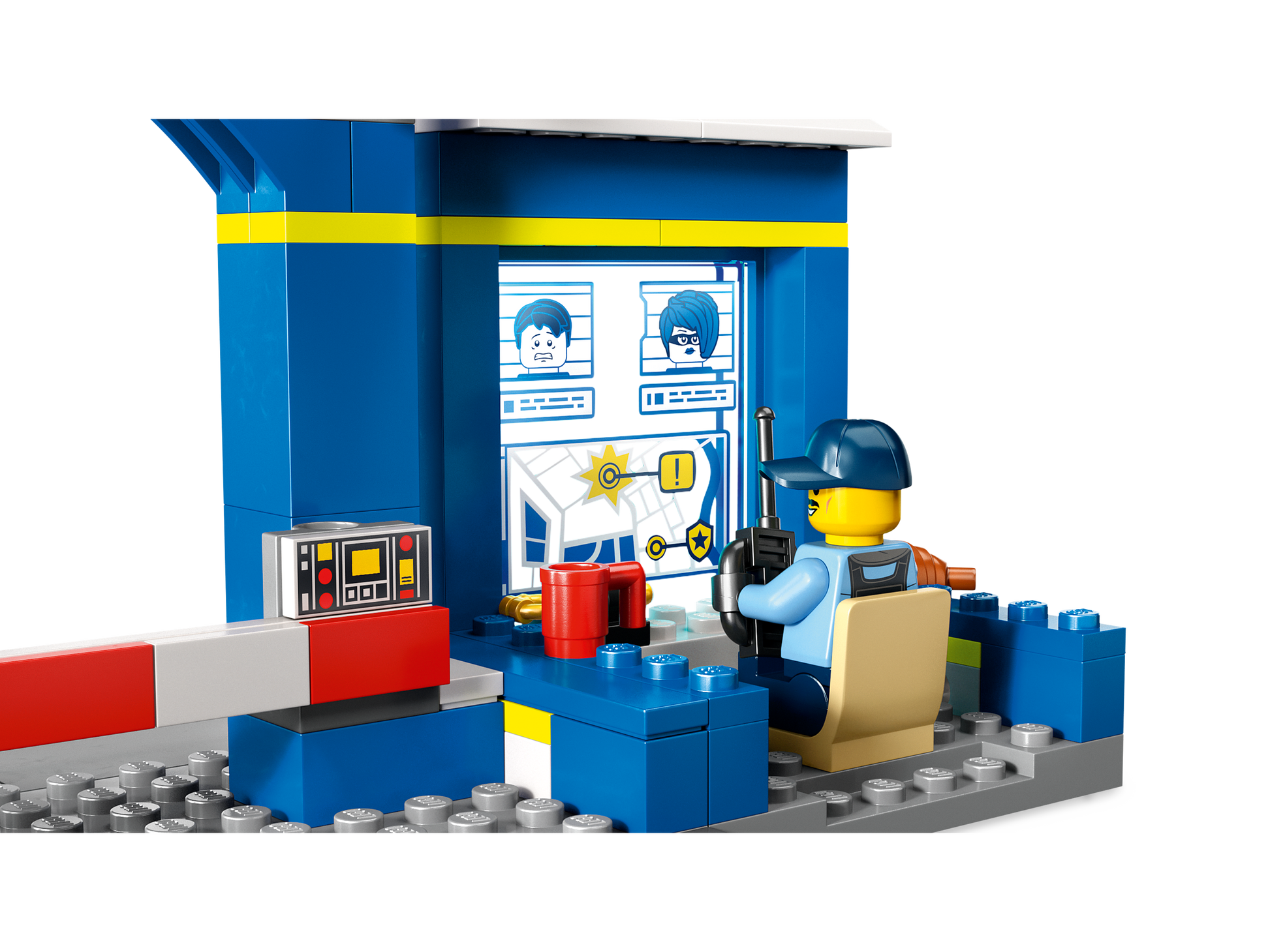 LEGO® City Police Station Chase - Đồ Chơi Lắp Ráp Đồn Cảnh Sát Thành Phố - LEGO 60370 - Hình ảnh chi tiết 2