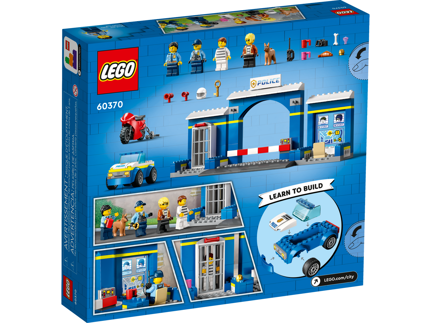 LEGO® City Police Station Chase - Đồ Chơi Lắp Ráp Đồn Cảnh Sát Thành Phố - LEGO 60370 LEGO - ảnh 4 - LEGO City