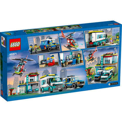 LEGO® City Emergency Vehicles HQ Trạm Chỉ Huy Xe Cứu Hỏa & Cảnh Sát LEGO 60371 - Hình ảnh bổ sung 7