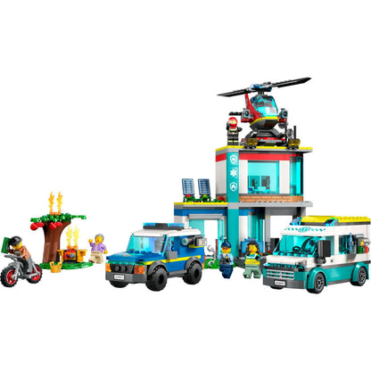 LEGO® City Emergency Vehicles HQ Trạm Chỉ Huy Xe Cứu Hỏa & Cảnh Sát LEGO 60371 - Hình ảnh chi tiết 2