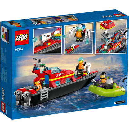 LEGO® City Fire Rescue Boat - Đồ Chơi Lắp Ráp Tàu Cứu Hỏa LEGO 60373 - Hình ảnh bổ sung 8