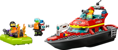 LEGO® City Fire Rescue Boat - Đồ Chơi Lắp Ráp Tàu Cứu Hỏa LEGO 60373 - Hình ảnh bổ sung 6