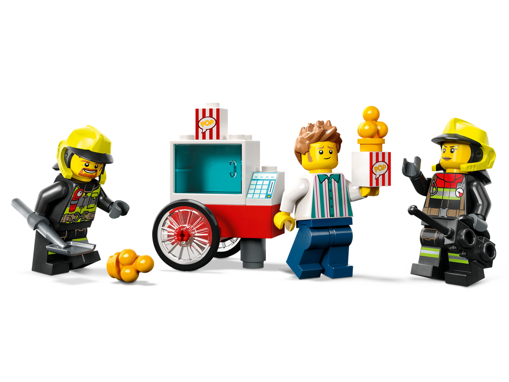 LEGO® City Fire Station and Fire Truck - Bộ Đồ Chơi Lắp Ráp Trạm Cứu Hỏa và Xe Cứu Hỏa - LEGO 60375