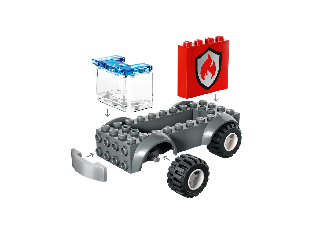 LEGO® City Fire Station and Fire Truck - Bộ Đồ Chơi Lắp Ráp Trạm Cứu Hỏa và Xe Cứu Hỏa - LEGO 60375 LEGO - ảnh 2 - Lego Const