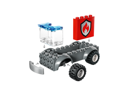 LEGO® City Fire Station and Fire Truck - Bộ Đồ Chơi Lắp Ráp Trạm Cứu Hỏa và Xe Cứu Hỏa - LEGO 60375 LEGO - ảnh 2 - Lego Const