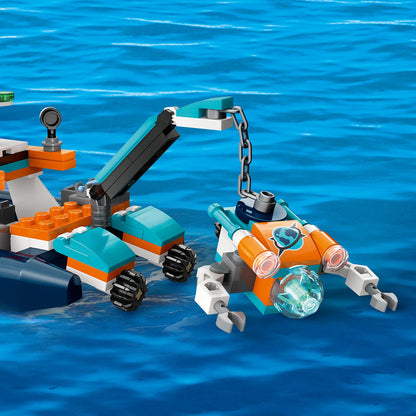 LEGO® City Explorer Diving Boat - Đồ Chơi Lắp Ráp Tàu Thuyền Lặn Thám Hiểm - LEGO 60377 - Hình ảnh bổ sung 6