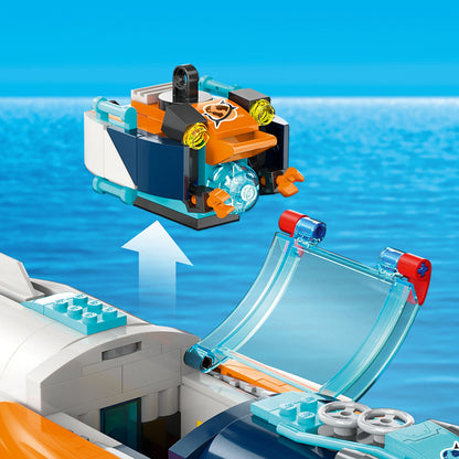 LEGO® City Deep-Sea Explorer Submarine - Tàu Ngầm Thám Hiểm Đại Dương LEGO 60379 - Hình ảnh bổ sung 8