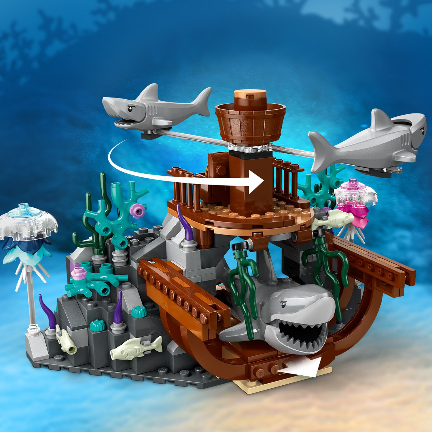 LEGO® City Deep-Sea Explorer Submarine - Tàu Ngầm Thám Hiểm Đại Dương LEGO 60379 LEGO - ảnh 2 - LEGO Sets