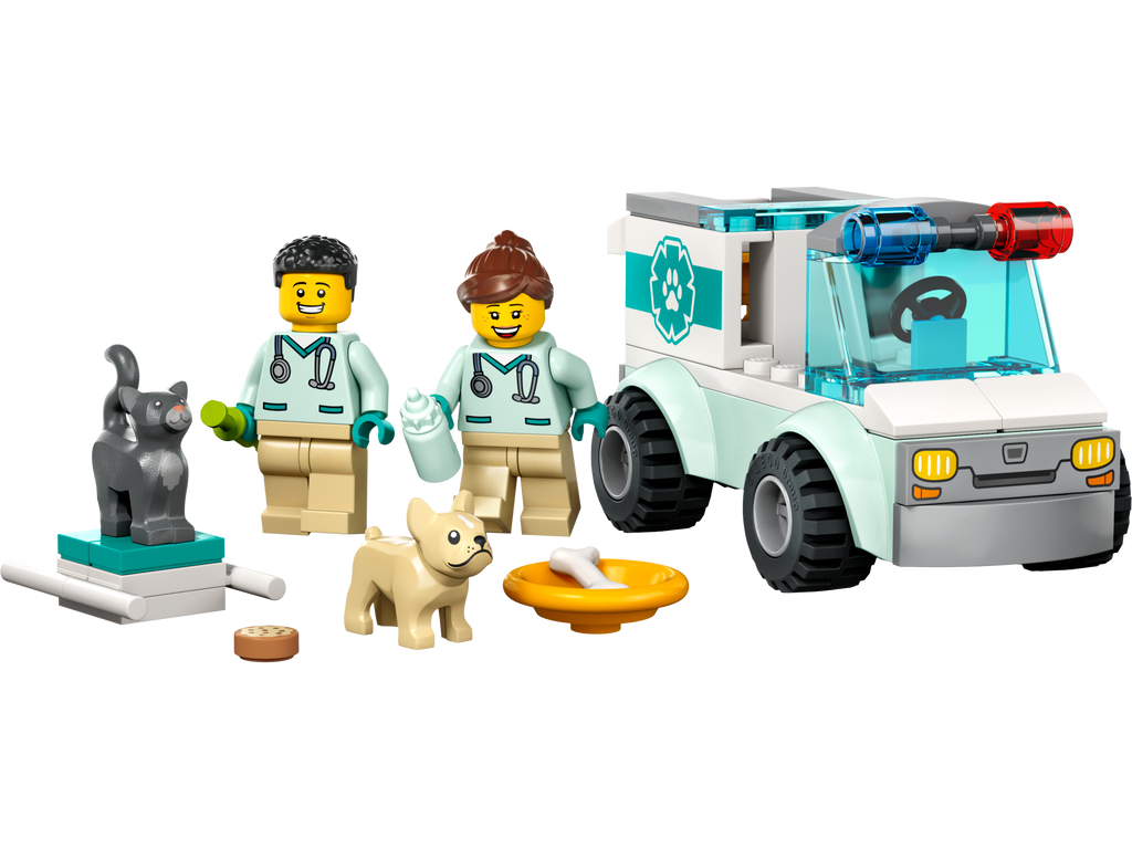 LEGO® City Vet Van Rescue - Xe Cứu Hộ Thú Y - LEGO 60382 - Hình ảnh chi tiết 2