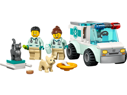 LEGO® City Vet Van Rescue - Xe Cứu Hộ Thú Y - LEGO 60382 - Hình ảnh chi tiết 2