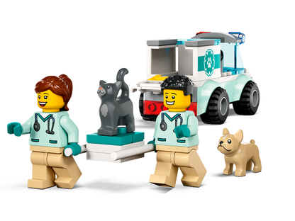 LEGO® City Vet Van Rescue - Xe Cứu Hộ Thú Y - LEGO 60382 - Góc nhìn khác 3