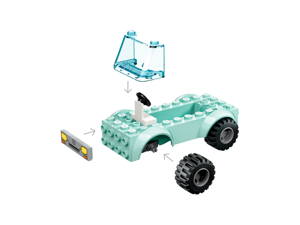 LEGO® City Vet Van Rescue - Xe Cứu Hộ Thú Y - LEGO 60382 - Hình ảnh bổ sung 4