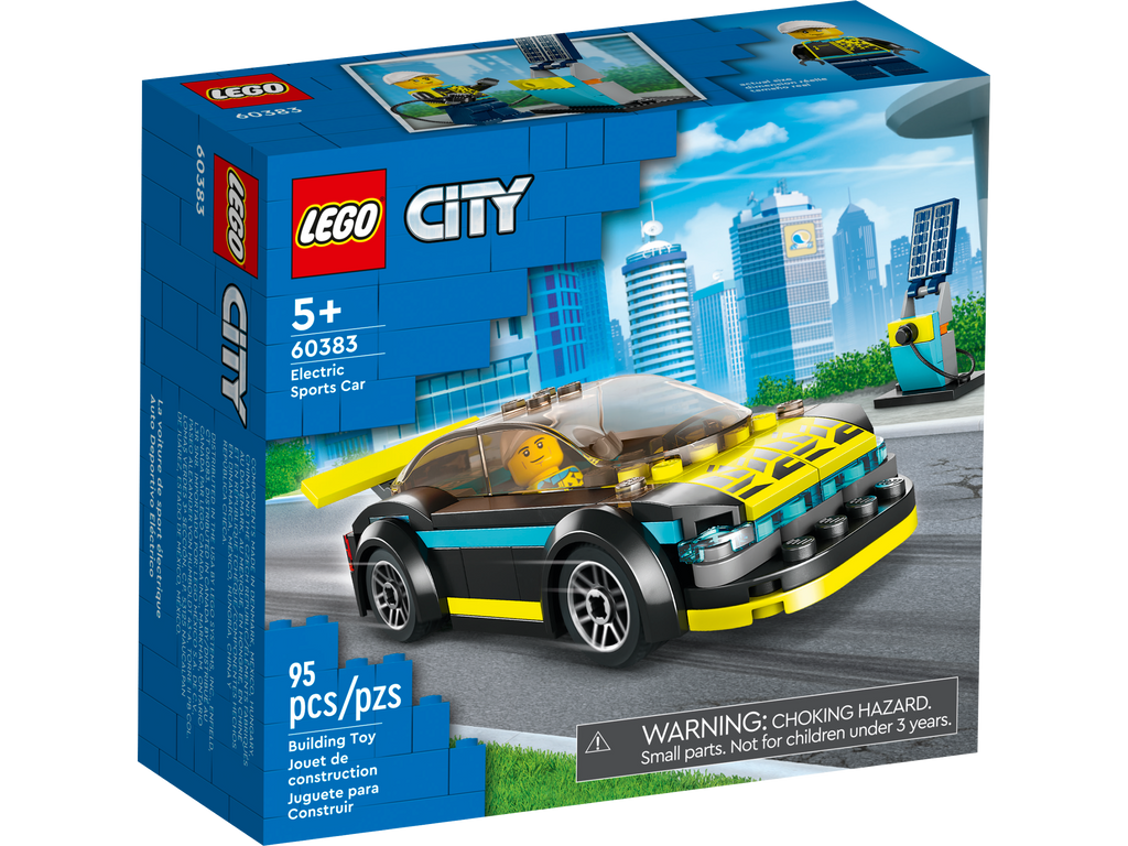 LEGO® City Electric Sports Car - Xe Thể Thao Điện Đồ Chơi Lắp Ráp - LEGO City 60383 - Hình ảnh sản phẩm