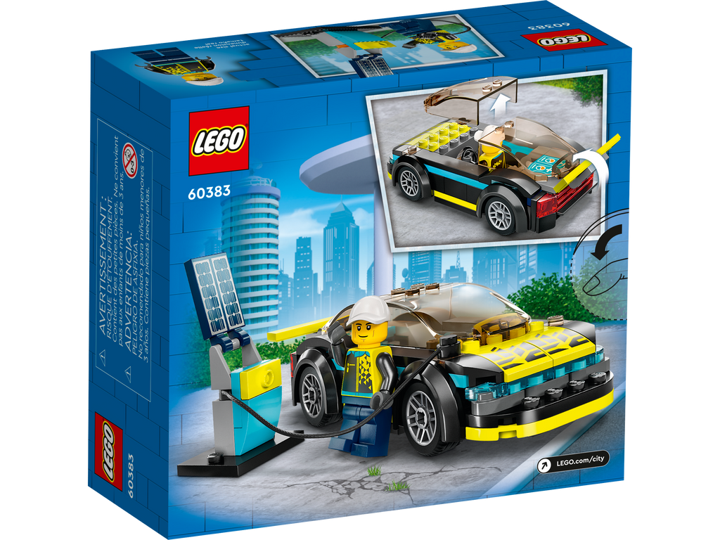 LEGO® City Electric Sports Car - Xe Thể Thao Điện Đồ Chơi Lắp Ráp - LEGO City 60383 - Hình ảnh bổ sung 4