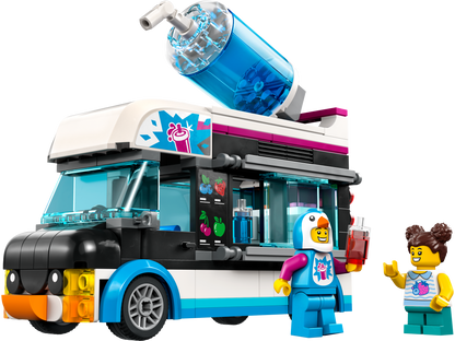 LEGO® City Penguin Slushy Van - Xe Bán Kem Tuyết Cánh Cụt - LEGO 60384 - Hình ảnh chi tiết 2