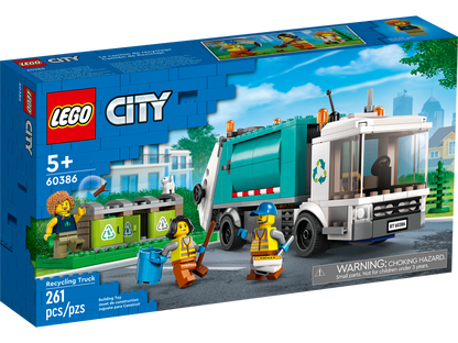 LEGO® City Recycling Truck - Xe rác tái chế mô hình - LEGO 60386 - Hình ảnh sản phẩm