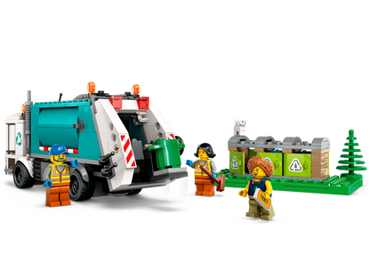 LEGO® City Recycling Truck - Xe rác tái chế mô hình - LEGO 60386 - Hình ảnh chi tiết 2