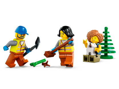 LEGO® City Penguin Slushy Van - Xe Bán Kem Tuyết Cánh Cụt - LEGO 60384 - Hình ảnh bổ sung 6